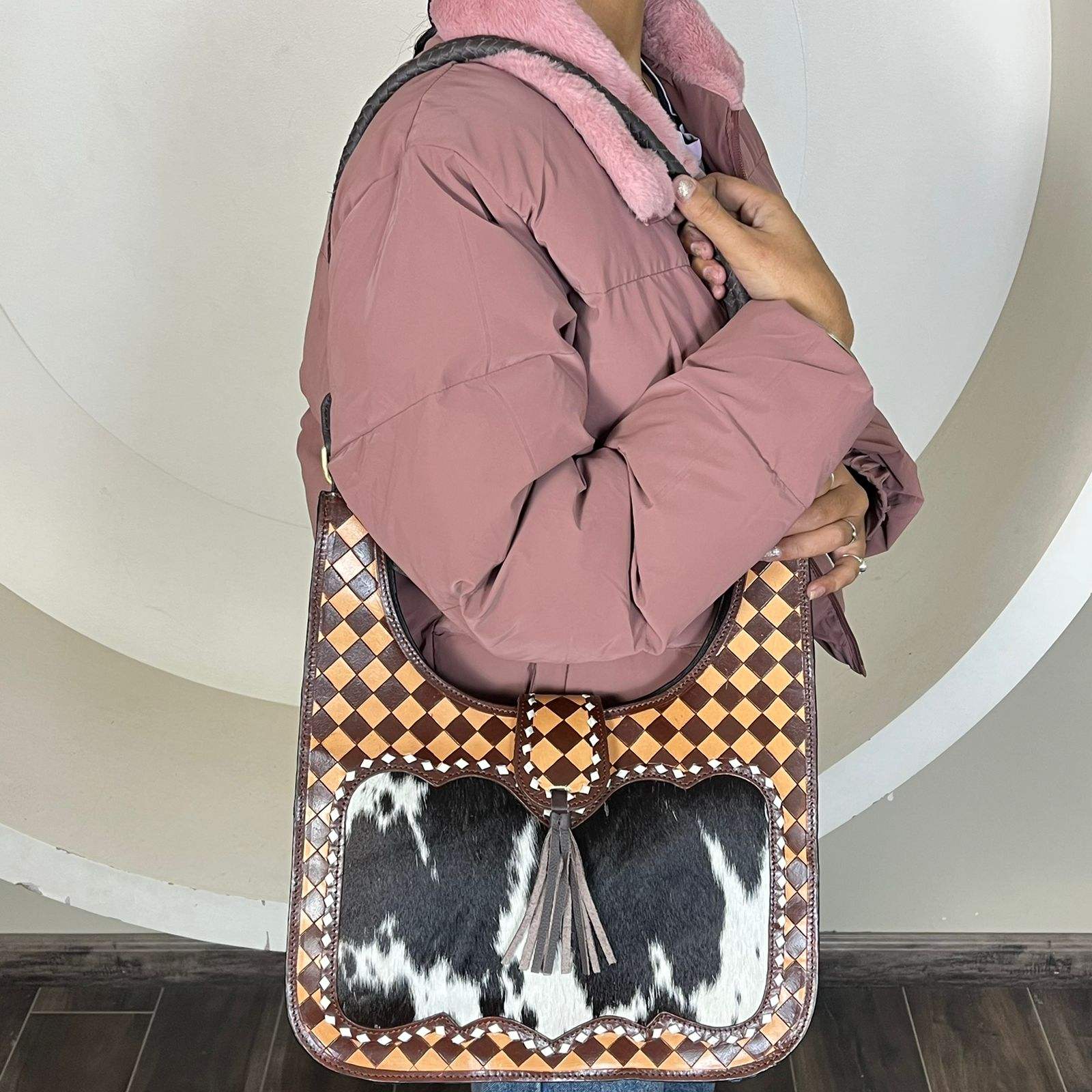 Tan & Brown Checkered