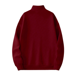 Sudadera Unisex con Cierre de Cremallera, Cuello Alto, Manga Larga, Informal, Cálida, de Forro Polar, 100% Algodón, Cortavientos, de Secado Rápido, para Invierno - Product Image 2