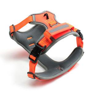 ODM Customizable LOGO Adjustable Breathable Fashion Simple Neoprene Dog <b>Harness</b> with Ease Hands Free Leash - Product Image 5