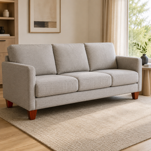 Pied de meuble carré en bois massif pour canapé, design moderne du milieu du siècle, qualité supérieure, installation facile, salon, bureau à domicile - Product Image 3