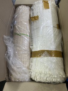 Rouleau de sangle de canne en rotin de maille naturelle de qualité supérieure tissé sangle blanchie tissé PE canne en plastique rotin rouleau de rotin naturel - Product Image 6