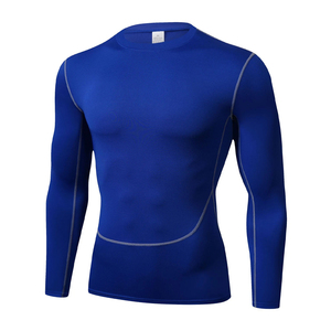 Camisetas de Compresión de Manga Larga para Hombre, Venta al por Mayor, Impresión Personalizada, Secado Rápido, Camisetas Deportivas para Gimnasio, Running y Fitness - Product Image 6