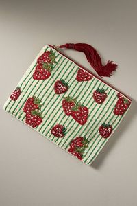 Home daily Use Embroidered Coin purse with Zipper Closure Green Color Premium Embroidery <b>Seed</b> Beads Coin Pouch Handmade Product - Product Image 4