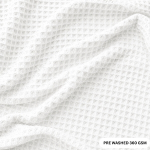 Manta de Algodón 100% Premium con Textura Waffle, Manta Decorativa para Cama o Sofá, Manta de Lujo con Tejido Waffle de Algodón, Manta Suave y Texturizada - Product Image 1