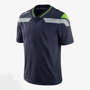 Maillot d'entraînement de football personnalisé pour hommes, 100 % coton, séchage rapide, respirant, écologique, pour équipe sportive, OEM, football américain - Product Image 1