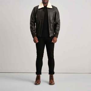 2026 Autumn Winter Fur <b>Leather</b> Warm <b>Jacket</b> Coats for <b>Men</b> Custom Logo PU <b>Leather</b> <b>Men's</b> <b>Jackets</b> - Product Image 2