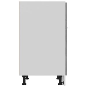23.6 grigio cemento "x 18.1" x 32.1 "mobili da cucina in legno con fondo cassetto - Product Image 6