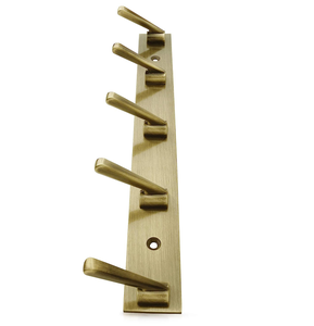 Brass <b>Hook</b> Hanger Brass Wall <b>Hook</b> Decorative Coat <b>Hooks</b> Figurine Cloth Hanger Modern Brass <b>Hook</b> Hanger - Product Image 6