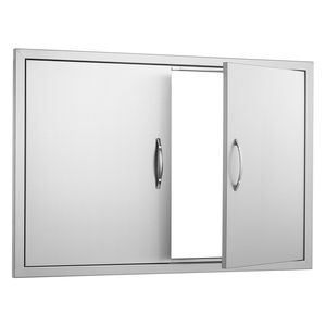 Porta di Accesso BBQ a Incasso in Acciaio Inox 39W X 26H Pollici per Cucina Esterna, Accessori per Mobili da Cucina Verticali - Product Image 1