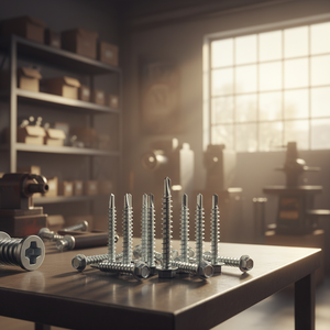 สกรูเจาะยึดหัวหกเหลี่ยม PDC พร้อมแหวนรอง หัวหกเหลี่ยม ขับเคลื่อนด้วยแรงบิด  ผลิตจากเหล็กกล้าคาร์บอนชุบสังกะสี  ผู้ผลิตจากเวียดนาม ระดับ 4.8 6.8 เกลียวหยาบ - Product Image 1