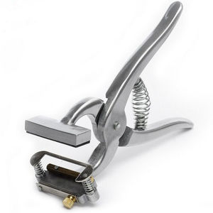 Pinza para tatuajes de animales grandes, de aleación de aluminio, reutilizable, ajustable, herramientas veterinarias duraderas para marcar cerdos y conejos, en venta - Product Image 3