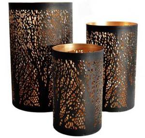 Support de bougie votive en métal, support de bougie en fer, support de bougie votive décoratif, support de bougie découpé au laser - Product Image 4