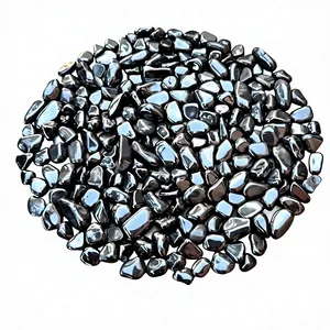 Vente en gros de gravier de cristal d'hématite et d'agate poli et gravé de 3-5 mm, pierre de guérison en vrac pour la décoration intérieure chez Amayra Crystal Exports India - Product Image 1