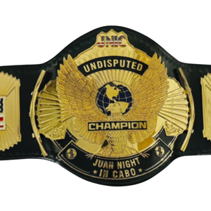 เข็มขัดแชมป์ไร้ข้อโต้แย้ง รุ่น Juan Night Cabo ดีไซน์ปีกทอง สายสีดำพรีเมียม พร้อมโลโก้ USA และ Cabo - Product Image 5