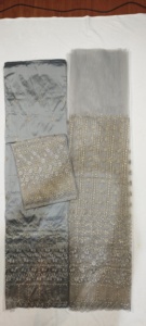 ผ้าไหมลายเรขาคณิตปักลายคุณภาพอันดับหนึ่งจากไนจีเรีย ยี่ห้อจอร์จ วัปเปอร์ สำหรับชุดลำลอง ที่เป็นที่ต้องการอย่างมาก - Product Image 6