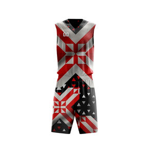 Uniforme de baloncesto de alta calidad, 100% poliéster, sublimación, personalizado, con impresión de logotipo en blanco, uniformes de baloncesto para equipos. - Product Image 5