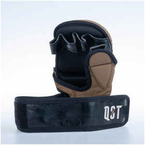 Gants de boxe en cuir premium respirants avec fermeture auto-agrippante réglable, personnalisables pour l'entraînement et le sparring en arts martiaux mixtes - Product Image 6