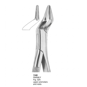 Pinzas de Extracción Modelo Americano |   Instrumento Dental Vitra Instruments Clase I de Acero Inoxidable Premium - Product Image 2