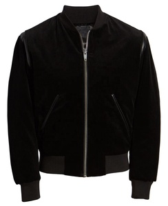 New Arrival Trend High Grade Mens Leather Bomber <b>Jacket</b> <b>Slim</b> <b>Fit</b> Custom Classic Shiny Solid Casual Winter - Product Image 5