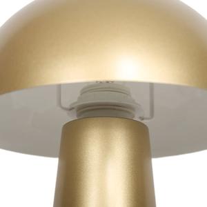 Lampe de table minimaliste en laiton doré au design fin, éclairage moderne pour bureau et chambre - Product Image 3