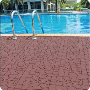 Piastrelle per Pavimenti a Incastro Fai-da-Te da 12 Pollici, Stile Pietra per Interni ed Esterni, Installazione Rapida e Semplice, Modulo per Pavimento da Patio - Product Image 4