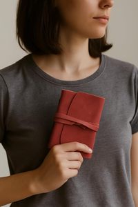 Leather Journal Notepad, Small Notebook Mini Journal, Retro Premium Planner, Lined Diary Vintage Style - Product Image 3