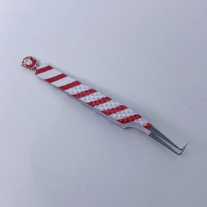 Pinzas de Alta Precisión para Extensión de Pestañas, Curvas, de Acero Inoxidable de 10 mm, Aplicador Profesional de Cejas, Herramienta de Maquillaje de Belleza - Product Image 3
