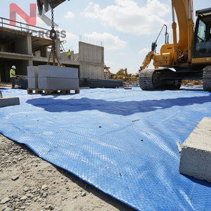 Bâche de protection extra épaisse haute densité, doublement laminée, pour sol et toit, toutes saisons, usage industriel extérieur - Product Image 6