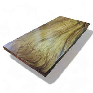 <b>Foldable</b> Dining <b>Table</b> Set Natural Finish Edge Looks with Teak Wooden Frame Material for Home Furniture Decoration - Product Image 5