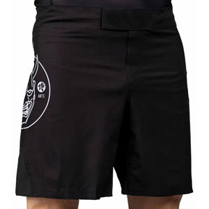 Men's <b>Black</b> <b>Board</b> Shorts With White Dragon Print Quick Dry Elastic Waist Mid Rise Casual Sport Shorts - Product Image 1