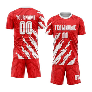 Camiseta de Fútbol Color Oro Púrpura con Nombre y Número del Equipo, Uniforme Deportivo para Hombre, Conjunto de Camiseta de Fútbol - Product Image 5