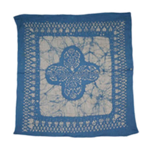 Foulard Bandana en Coton Imprimé Batik 100% Coton, Doux et Respirant, pour Femmes et Hommes, Couvre-Cheveux Élégant et Polyvalent - Product Image 1