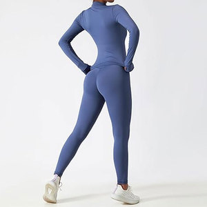 ชุดออกกำลังกายเอวสูงสำหรับผู้หญิง ระบายอากาศได้ดีและซับเหงื่อ ชุดโยคะสวมใส่สบายและมีสไตล์ เหมาะสำหรับเล่นโยคะ - Product Image 5