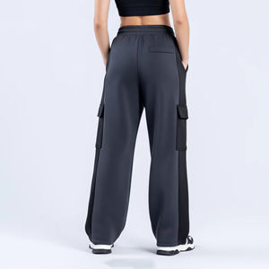 Pantalones Deportivos Nuevos para Mujer, Holgados, de Pierna Ancha, Rectos, para Ciclismo, Correr, Trotar, con Bolsillos Laterales - Product Image 3