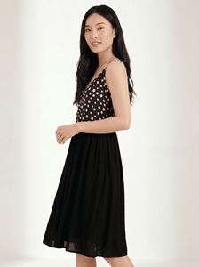 Vestido de Maternidad Elegante Bmama, Manga Larga, Cuello en V, Largo a Media Pantorrilla, Diseño a Cuadros, Antialérgico, Antibacteriano, OEM - Product Image 2