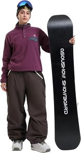 Pantalon de ski unisexe personnalisé avec logo, chauffant, imperméable, coupe-vent, respirant, fermeture à cordon - Tissu Tex 10 000 mm, isolation en polaire - Product Image 5
