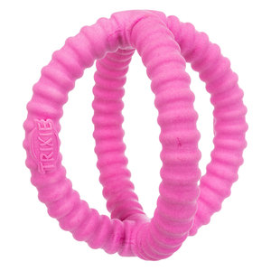 Trixie Jouet pour chien en forme d'anneau TPR rose 17 cm pour jeu interactif - Product Image 1