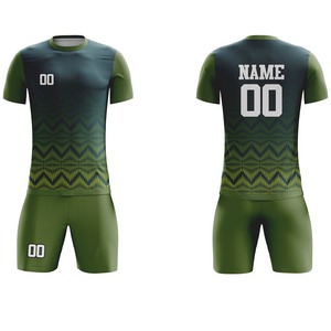 Uniformes de football professionnels respirants à manches courtes pour l'été, vente en gros, OEM, haute qualité, antibactériens, séchage rapide, directement de l'usine - Product Image 4