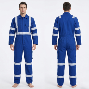 Combinaison de travail pour femmes, bleu marine, tissu en polycoton 250 GSM, vêtements de travail robustes, broderie personnalisée, logo - Product Image 4