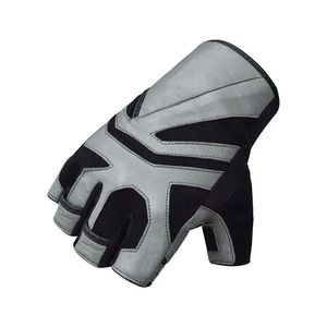 Guantes de Gimnasio sin Dedos de Cuero de Alta Calidad para Levantamiento de Pesas, Fisicoculturismo y Entrenamiento, con Agarre Fuerte - Product Image 3