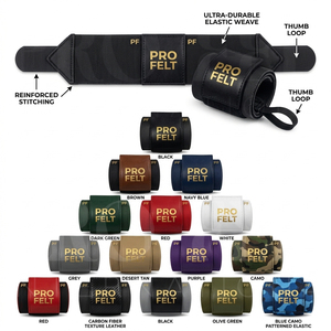 Bandes de maintien confortables pour poignets, idéales pour la musculation, le cross-training et la gym – Sangles de soutien ajustables pour la stabilité des poignets - Product Image 1