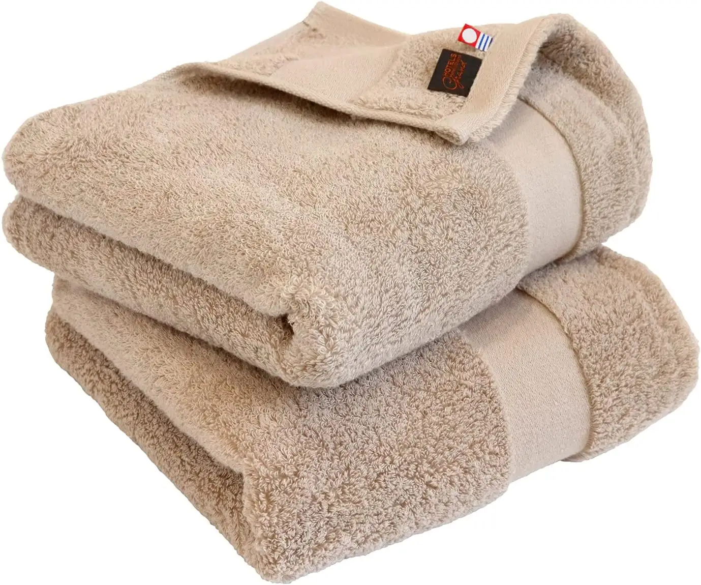 [Prodotti all'ingrosso] HIORIE Imabari asciugamano cotone 100% asciugamano da bagno grande HOTEL'S 60*120cm 330g 400GSM cotone Supima Beige morbido