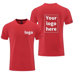 Camisetas de cuello redondo de poliéster 100% para hombre 180g Impresión digital de alta calidad Patrón sólido Color sólido - Product Image 1