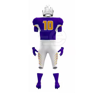 Uniforme de football américain personnalisé Elite, manches courtes, léger, équipement d'entraînement pour joueurs, hommes - Product Image 3