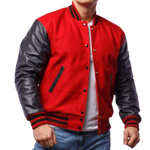 Blouson universitaire en laine pour homme, style baseball, personnalisable avec logo, vente en gros, chaud, classique, style universitaire, pour équipes et marques - Product Image 1