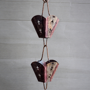 โซ่ทองแดงแขวนตกแต่งสวนสองชั้น สไตล์เรียบง่าย อลูมิเนียมตกแต่งน้ำไหล - Product Image 3