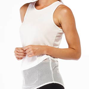 Regular Women's Casual <b>Sequined</b> Solid Sporty O-Neck Tank <b>Top</b> Breathable Quick Dry Stretch Rib Knit Sleeveless Front Custom - Product Image 5