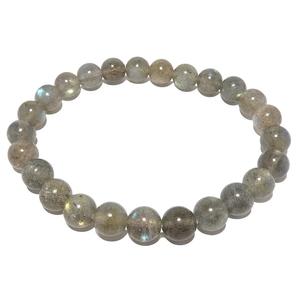 Natural Labradorite <b>Bracelet</b> Flash Labradorite <b>Beaded</b> <b>Bracelet</b> For Healing Reiki Energy Jewelry Wholesale 8mm - Product Image 1