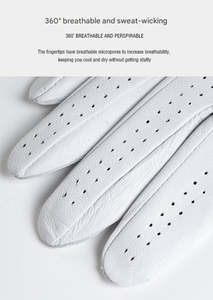 Gants de golf en cuir PU respirants personnalisés pour hommes, pour la main gauche, nouveaux accessoires pour adultes, gants de golf en peau de mouton OEM 2026 - Product Image 6