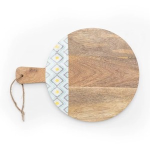 Plateau en bois imprimé pour restaurants, cafés, cuisine moderne, présentation élégante des aliments et décoration de table - Product Image 6